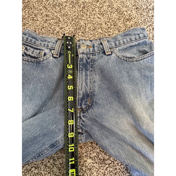 VINTAGE Polo Ralph Lauren Jeans Womens 0 Blue Denim Saturday Flag - Picture 5 of 6